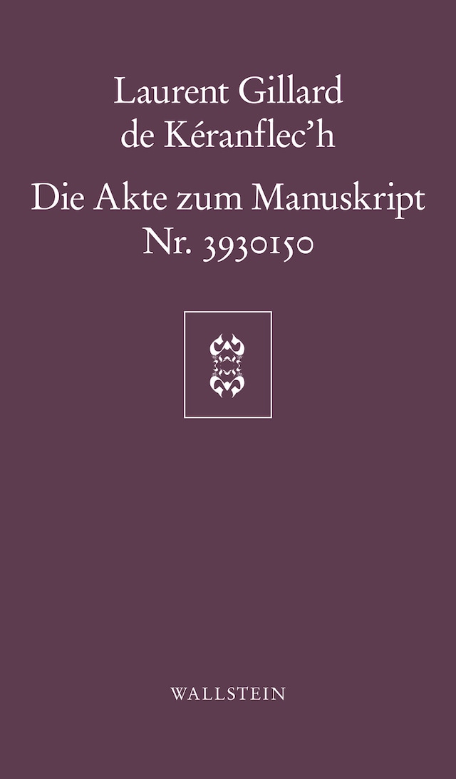 Book cover for Die Akte zum Manuskript Nr. 3930150