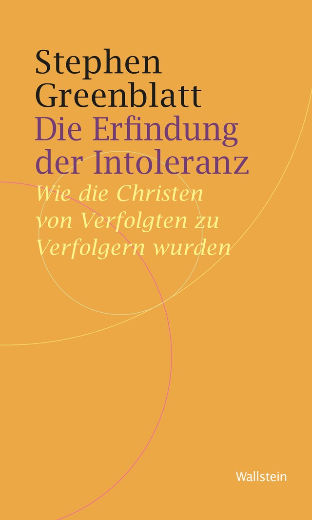 Book cover for Die Erfindung der Intoleranz