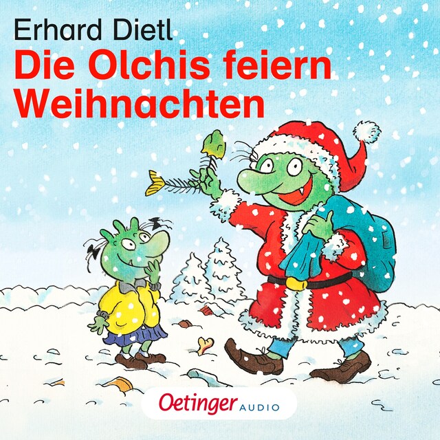 Couverture de livre pour Die Olchis feiern Weihnachten