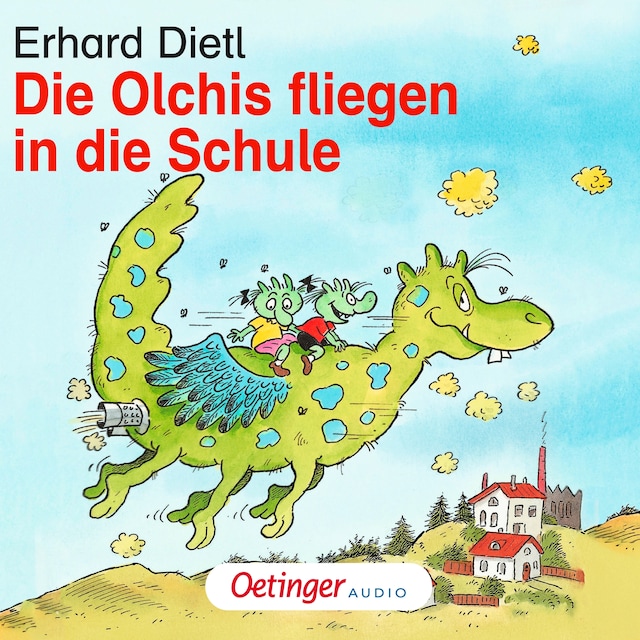 Book cover for Die Olchis fliegen in die Schule