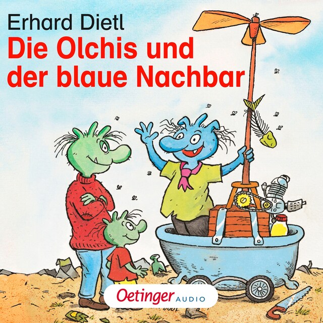 Book cover for Die Olchis und der blaue Nachbar