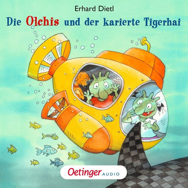 Book cover for Die Olchis und der karierte Tigerhai