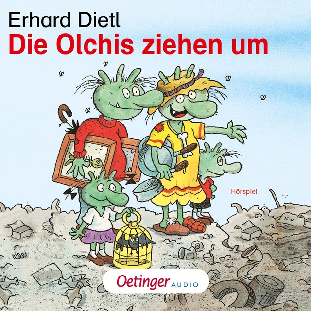 Couverture de livre pour Die Olchis ziehen um