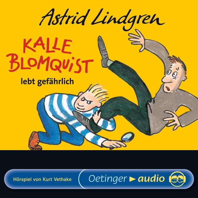 Book cover for Kalle Blomquist lebt gefährlich
