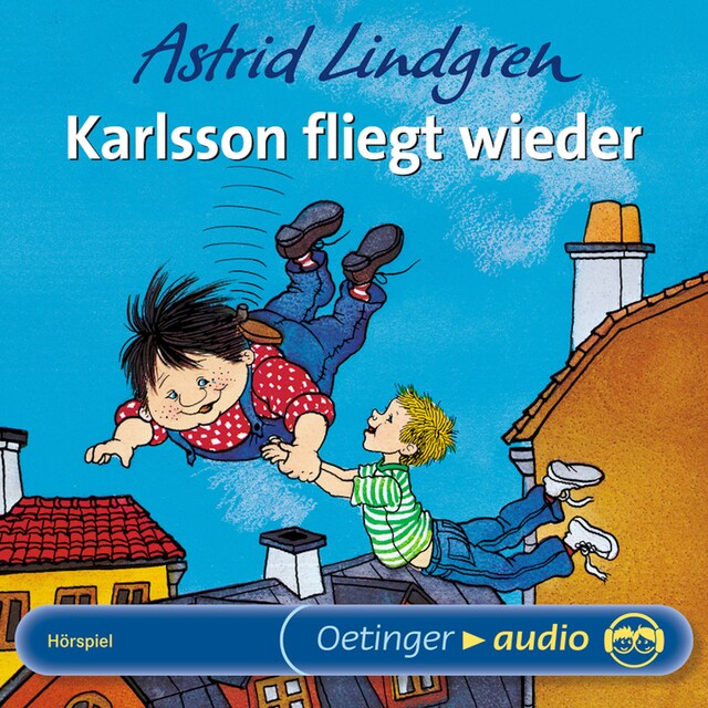 Copertina del libro per Karlsson fliegt wieder