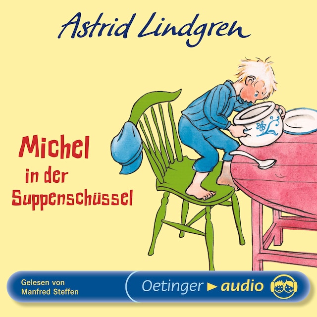 Kirjankansi teokselle Michel aus Lönneberga 1. Michel in der Suppenschüssel