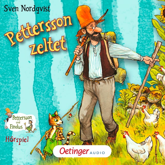 Book cover for Pettersson und Findus. Pettersson zeltet
