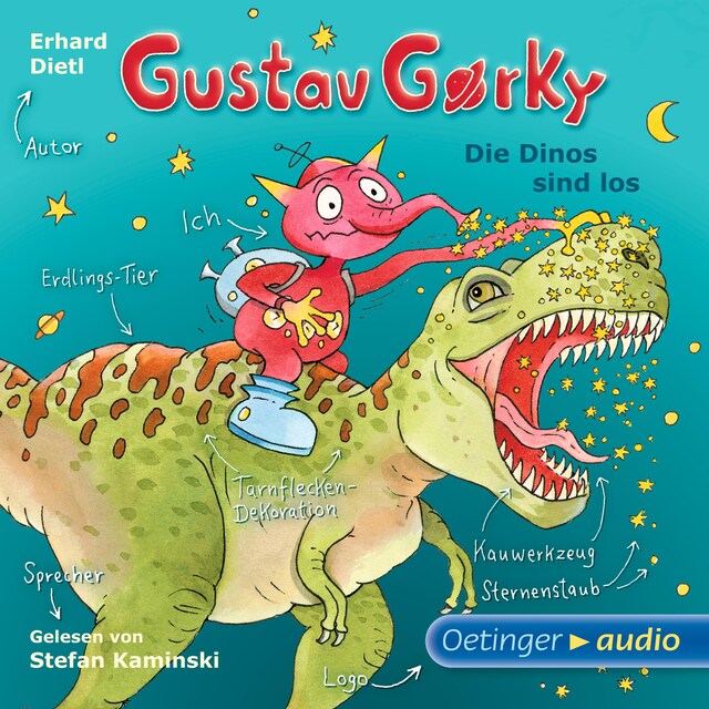 Book cover for Gustav Gorky 3. Die Dinos sind los