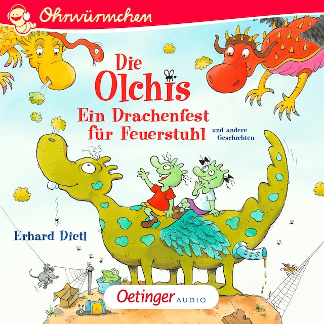 Copertina del libro per Die Olchis. Ein Drachenfest für Feuerstuhl und andere Geschichten