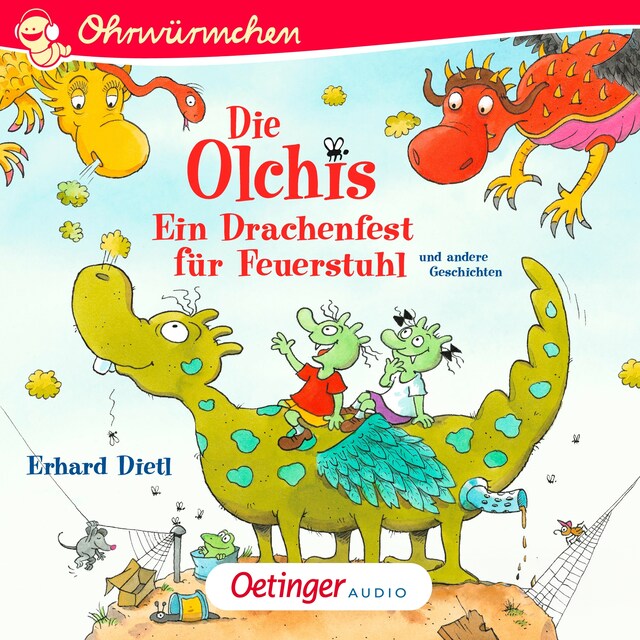 Couverture de livre pour Die Olchis. Ein Drachenfest für Feuerstuhl und andere Geschichten