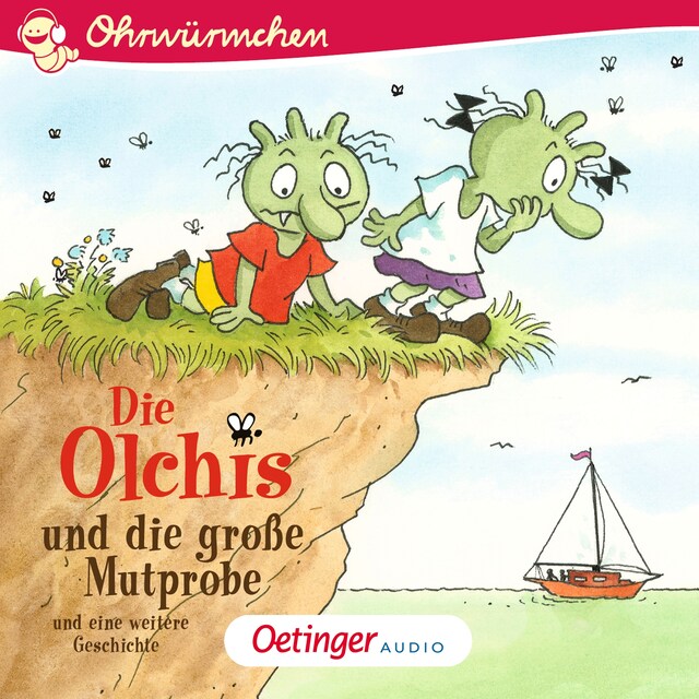 Copertina del libro per Die Olchis und die große Mutprobe und eine weitere Geschichte
