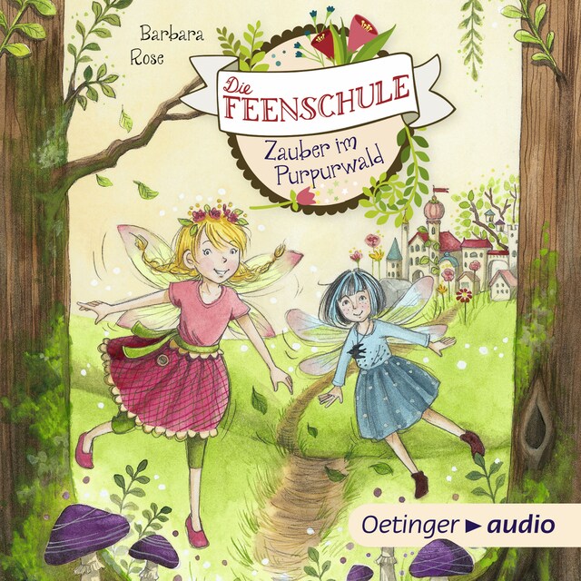 Kirjankansi teokselle Die Feenschule 1. Zauber im Purpurwald