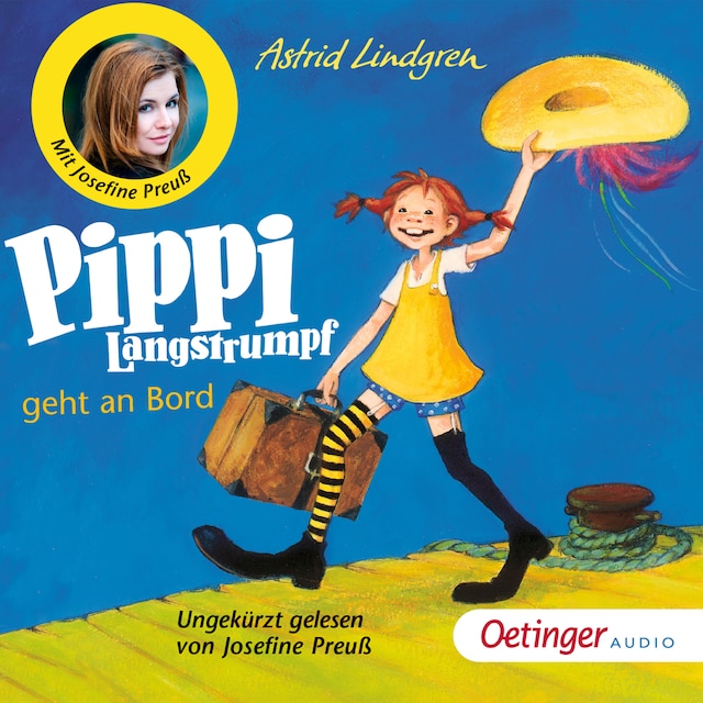 Boekomslag van Pippi Langstrumpf geht an Bord