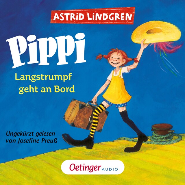 Boekomslag van Pippi Langstrumpf 2. Pippi Langstrumpf geht an Bord