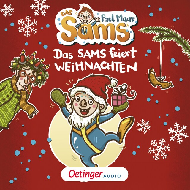 Kirjankansi teokselle Das Sams 9. Das Sams feiert Weihnachten