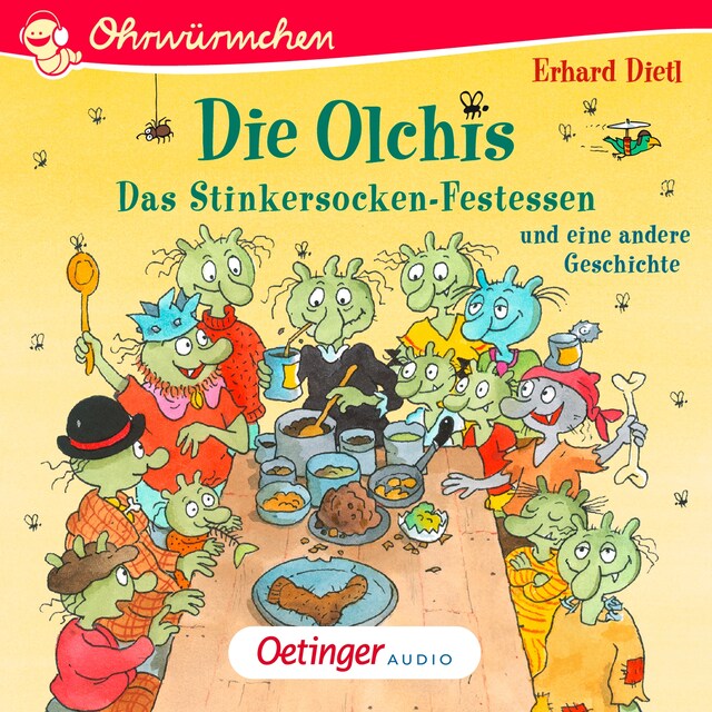 Buchcover für Die Olchis. Das Stinkersocken-Festessen und eine weitere Geschichte