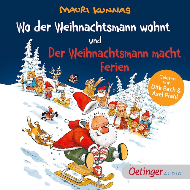 Bokomslag for Wo der Weihnachtsmann wohnt und Der Weihnachtsmann macht Ferien