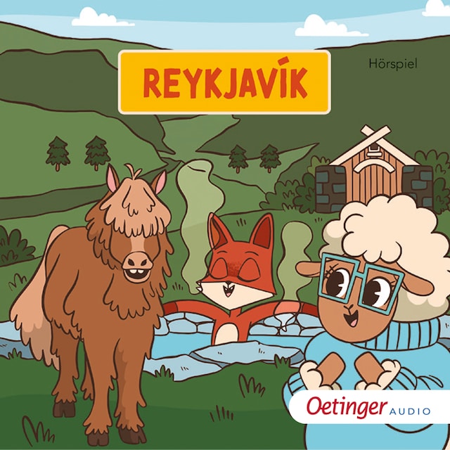 Boekomslag van Rund um die Welt mit Fuchs und Schaf. Reykjavík (8)