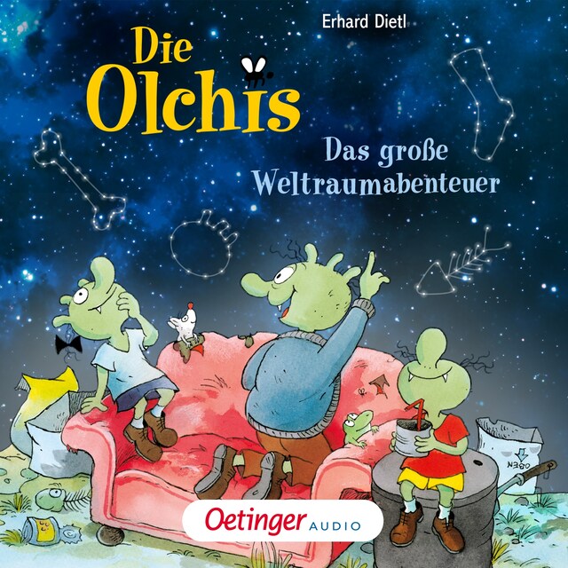 Book cover for Die Olchis. Das große Weltraumabenteuer