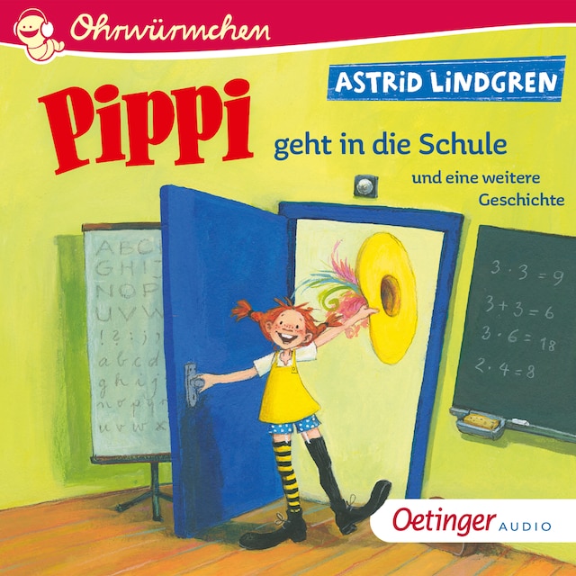 Kirjankansi teokselle Pippi geht in die Schule und eine weitere Geschichte