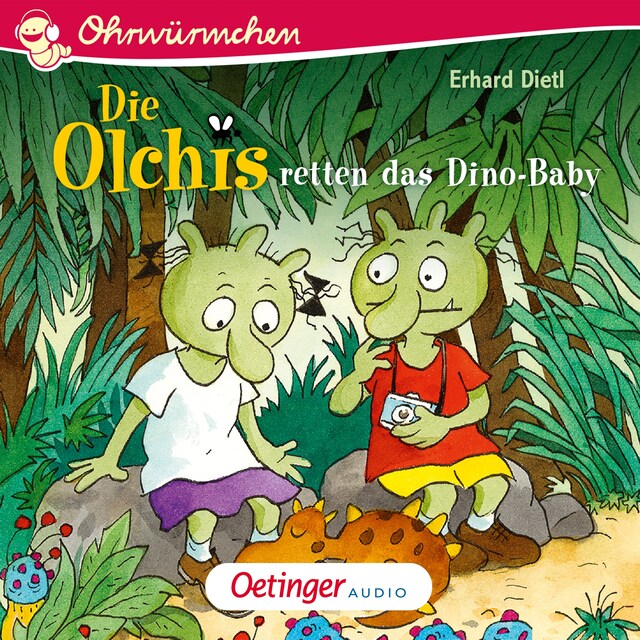 Kirjankansi teokselle Die Olchis retten das Dino-Baby