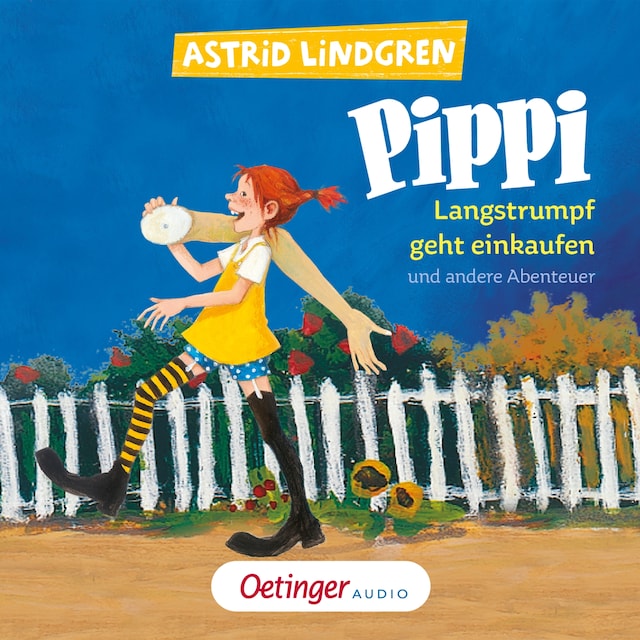 Kirjankansi teokselle Pippi Langstrumpf geht einkaufen und andere Abenteuer