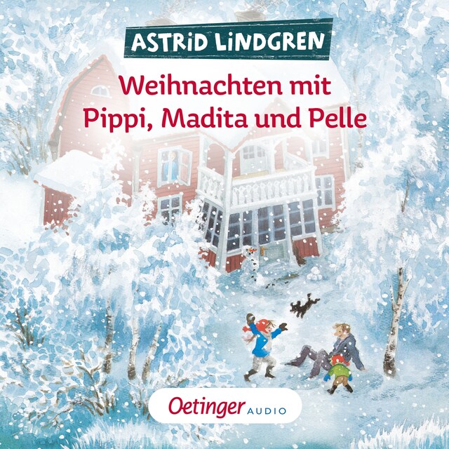 Copertina del libro per Weihnachten mit Pippi, Madita und Pelle