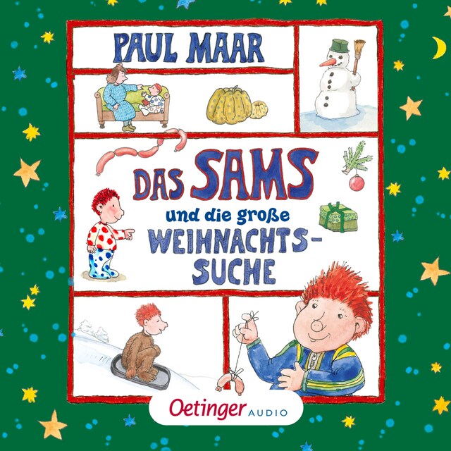 Kirjankansi teokselle Das Sams 11. Das Sams und die große Weihnachtssuche