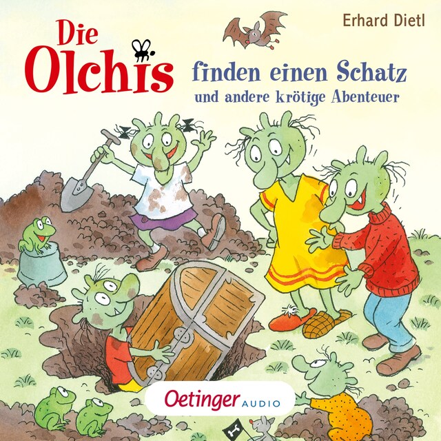 Couverture de livre pour Die Olchis finden einen Schatz und andere krötige Abenteuer