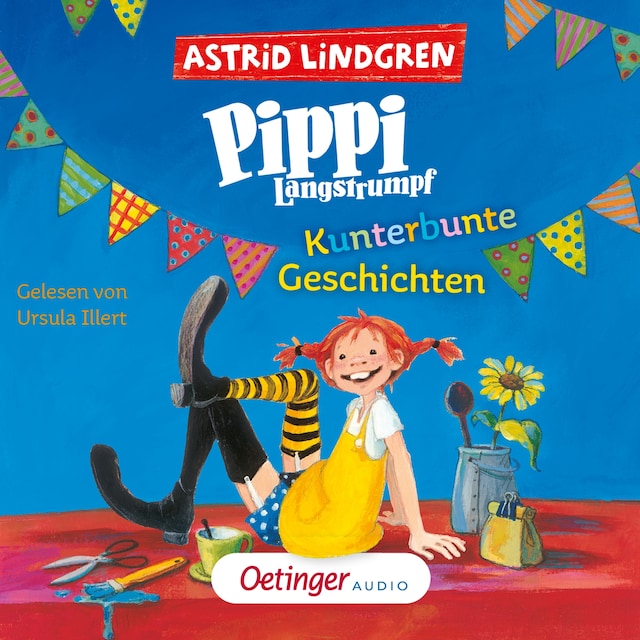 Book cover for Pippi Langstrumpf. Kunterbunte Geschichten