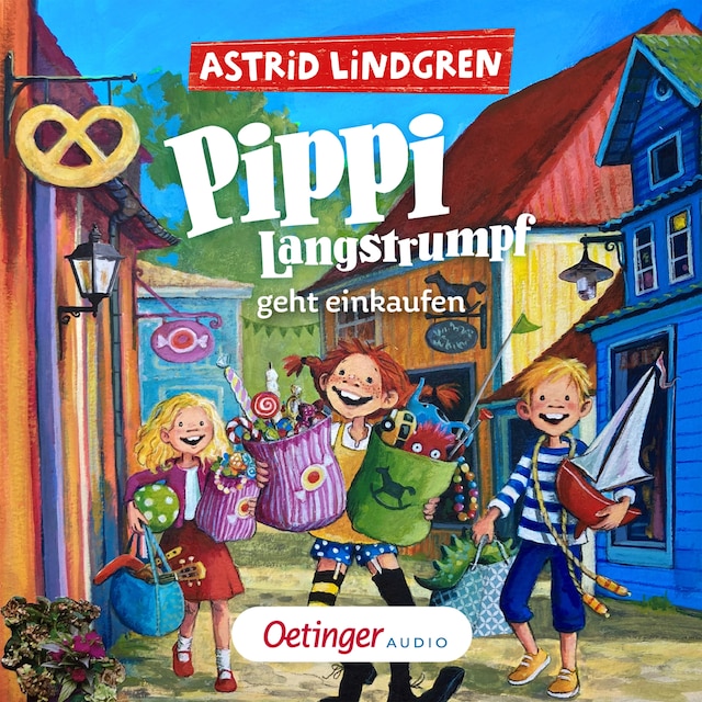 Book cover for Pippi Langstrumpf geht einkaufen