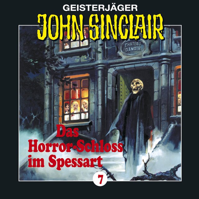 Copertina del libro per John Sinclair, Folge 7: Das Horror-Schloss im Spessart