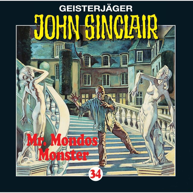 Boekomslag van John Sinclair, Folge 34: Mr. Mondos Monster (1/2)