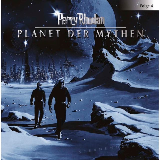 Boekomslag van Perry Rhodan, Folge 4: Planet der Mythen