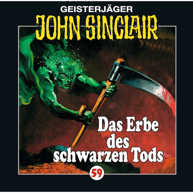 Book cover for John Sinclair, Folge 59: Das Erbe des Schwarzen Tods