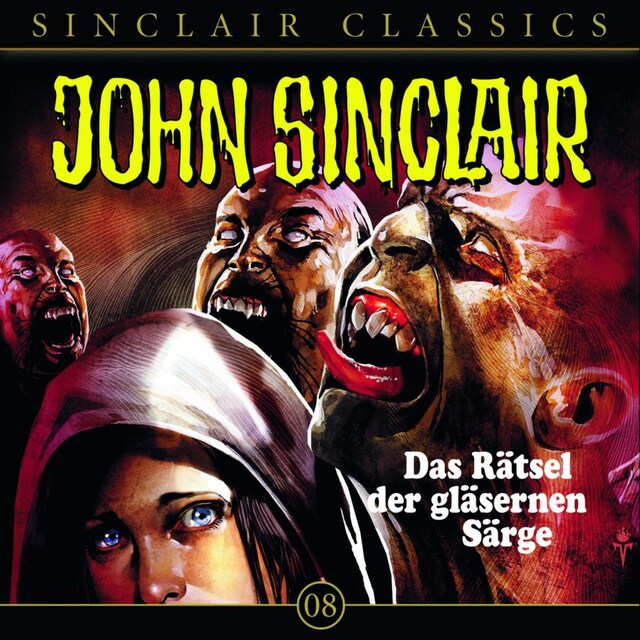 Boekomslag van John Sinclair - Classics, Folge 8: Das Rätsel der gläsernen Särge