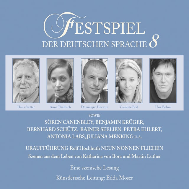 Buchcover für Neun Nonnen fliehen - Festspiel der deutschen Sprache 8