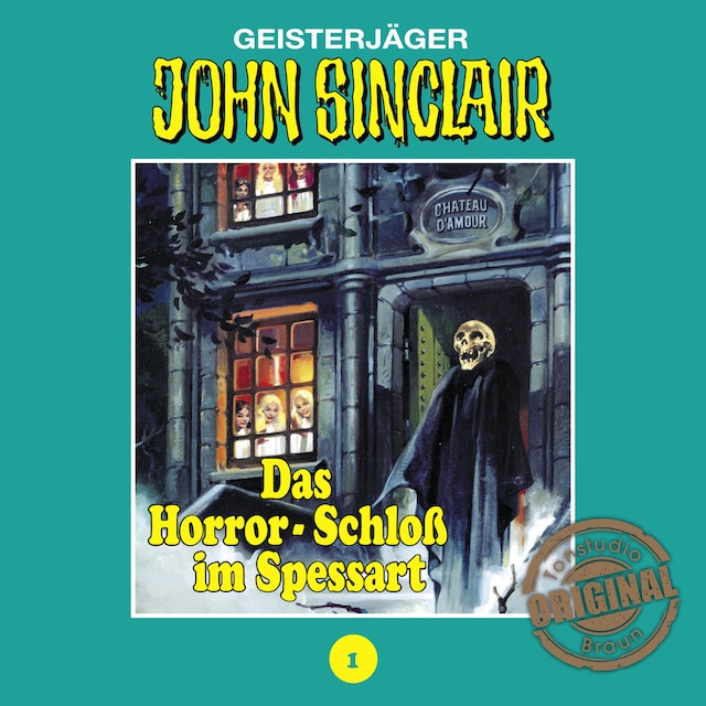 Couverture de livre pour John Sinclair, Tonstudio Braun, Folge 1: Das Horror-Schloß im Spessart