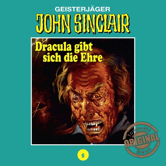 Okładka książki dla John Sinclair, Tonstudio Braun, Folge 5: Dracula gibt sich die Ehre. Teil 2 von 3