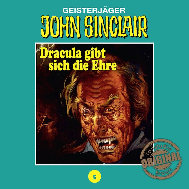 Portada de libro para John Sinclair, Tonstudio Braun, Folge 5: Dracula gibt sich die Ehre. Teil 2 von 3