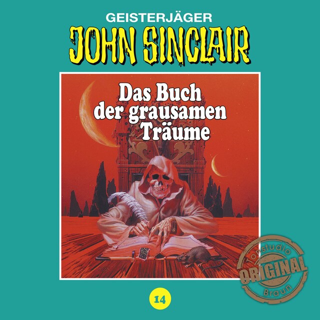 Bogomslag for John Sinclair, Tonstudio Braun, Folge 14: Das Buch der grausamen Träume