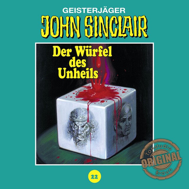 Okładka książki dla John Sinclair, Tonstudio Braun, Folge 22: Der Würfel des Unheils