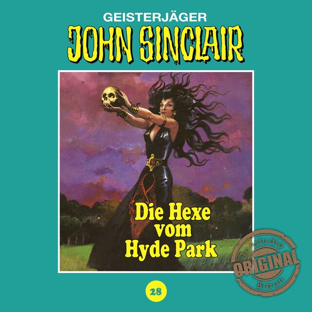 Book cover for John Sinclair, Tonstudio Braun, Folge 28: Die Hexe vom Hyde Park