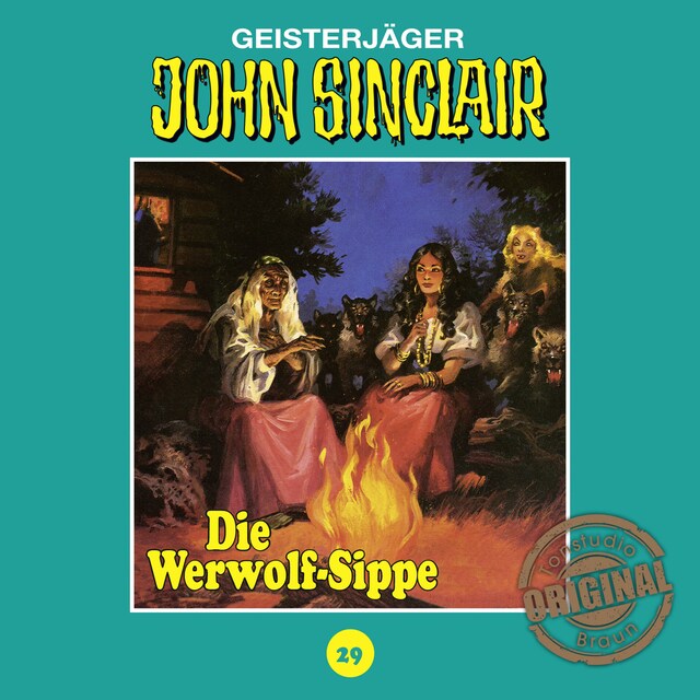 Okładka książki dla John Sinclair, Tonstudio Braun, Folge 29: Die Werwolf-Sippe. Teil 1 von 2