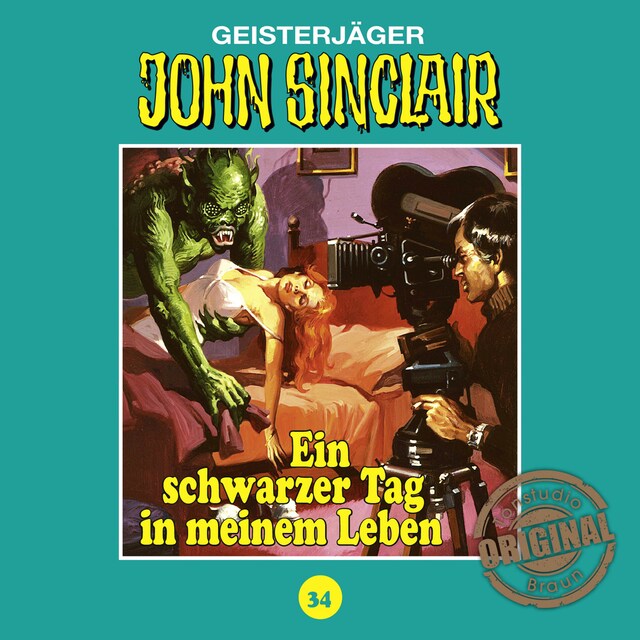 Book cover for John Sinclair, Tonstudio Braun, Folge 34: Ein schwarzer Tag in meinem Leben
