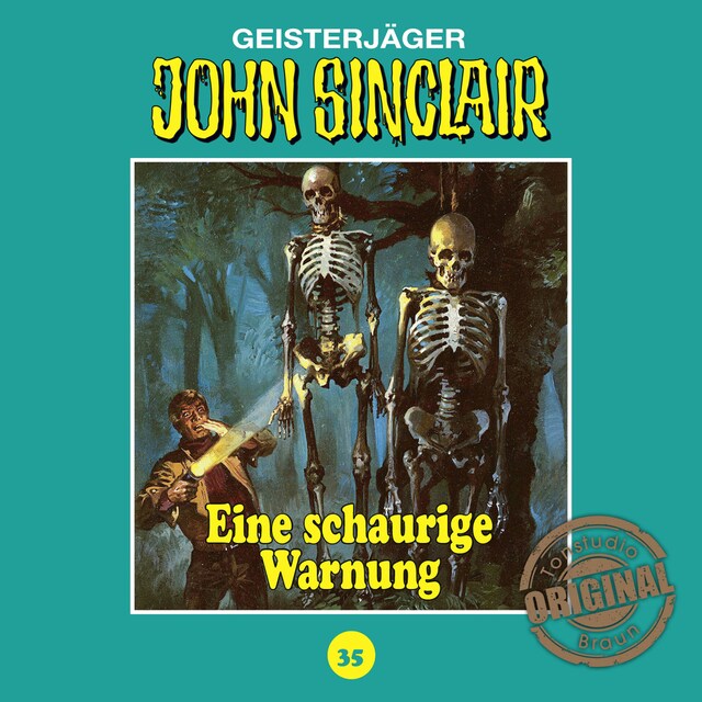 Book cover for John Sinclair, Tonstudio Braun, Folge 35: Ein schaurige Warnung