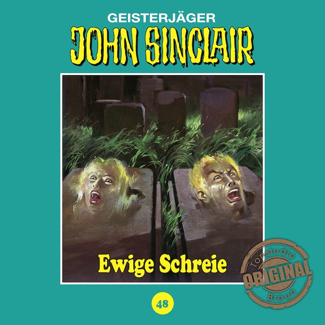Bogomslag for John Sinclair, Tonstudio Braun, Folge 48: Ewige Schreie