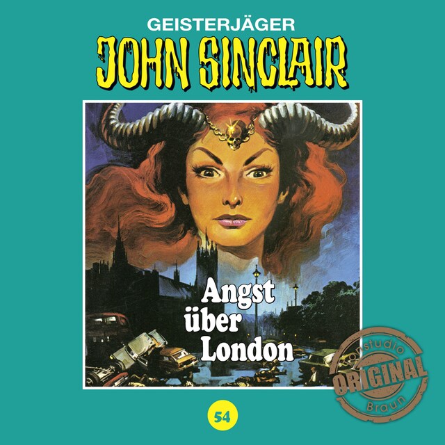 Portada de libro para John Sinclair, Tonstudio Braun, Folge 54: Angst über London