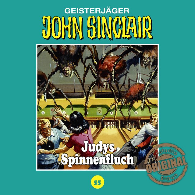 Copertina del libro per John Sinclair, Tonstudio Braun, Folge 55: Judys Spinnenfluch