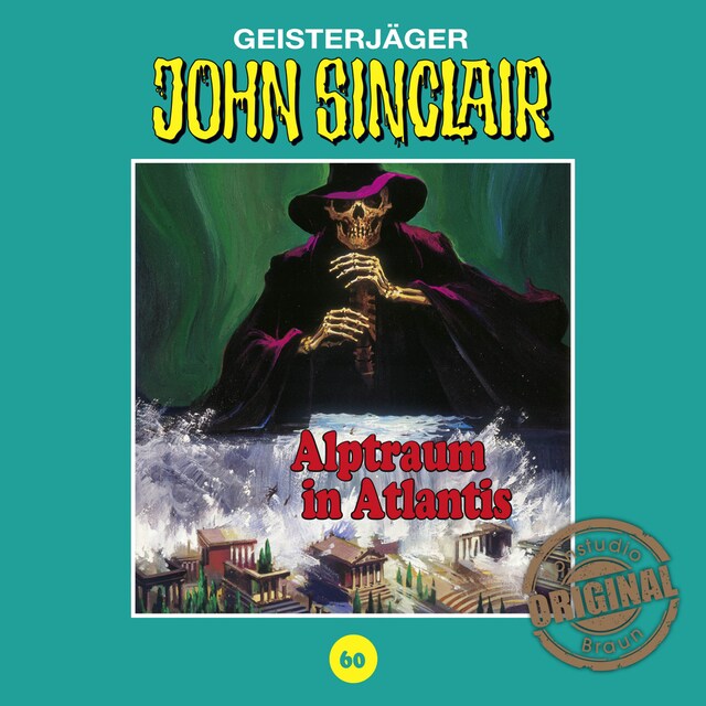 Portada de libro para John Sinclair, Tonstudio Braun, Folge 60: Alptraum in Atlantis